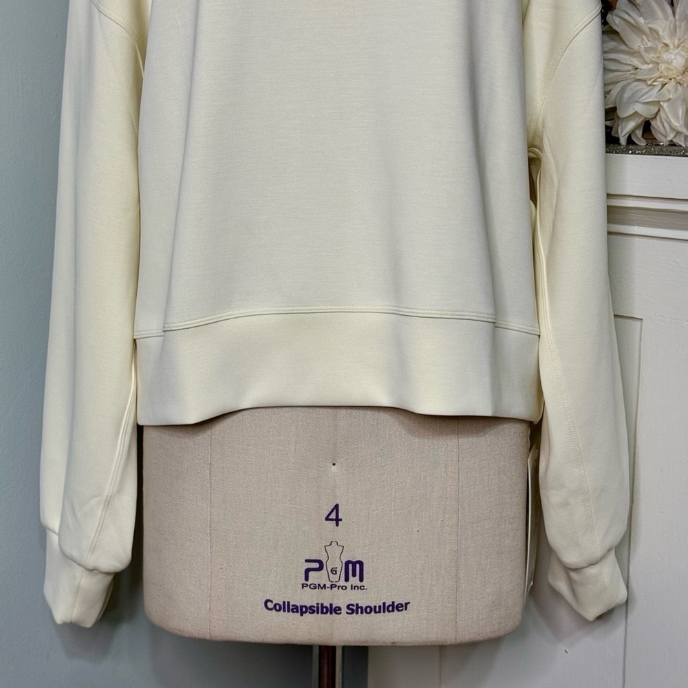 Lululemon Perfectly Oversized Crop Crew Softstreme Sweatshirt Sundance 10 NWT - Picture 8 of 10